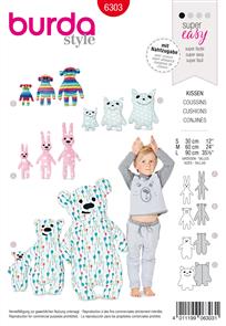 Burda Style Pattern 6303 Motif Pillows