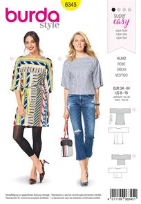 Burda Style Pattern 6345 Misses' sportswear