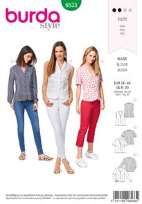 Burda Style Pattern B6533 Women's Blouse