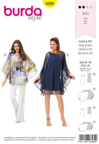 Burda Style Pattern 6589 Dress & Top