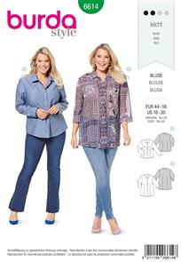Burda Style Pattern 6614 Blouse