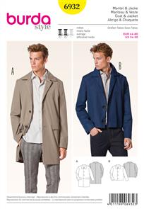 Burda Pattern 6932 Menswear
