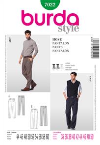 Burda Pattern 7022 Trousers