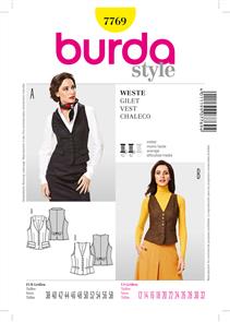 Burda Pattern 7769 Vest
