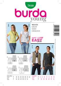 Burda Pattern 7810 Vest