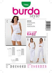 Burda Pattern 7966 Trousers