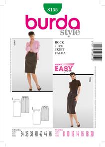 Burda Pattern 8155 Skirt