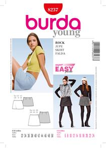 Burda Pattern 8237 Skirt