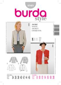Burda Pattern 8949 Jacket