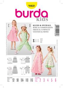 Burda Pattern 9460 Dress & Jumpsuit