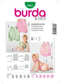 Burda Pattern 9462 Romper