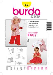 Burda Pattern 9650 Summer Coordinates