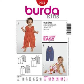 Burda Pattern 9652 Jumpsuit