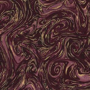 Michael Miller Marble Metallic (Metallic) Marble Metallic Currant