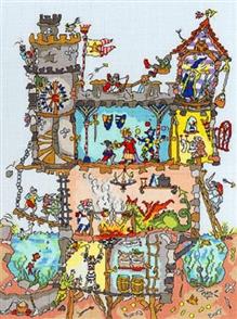 Bothy Threads Cut Thru' Castle - Cross Stitch Kit
