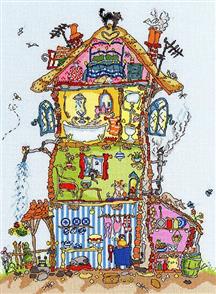 Bothy Threads Cut Thru' Cottage - Cross Stitch Kit