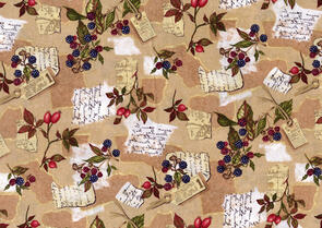 Michael Miller Flower Fairies Autumn - Natural Autumn Letters