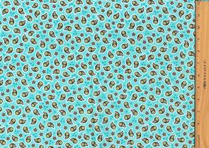 Michael Miller Brady Bunch Turquoise Jan