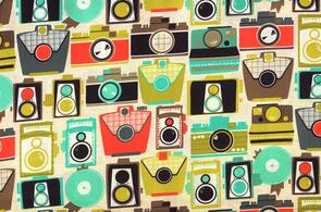 Michael Miller Mod Guys & Girls Jewel Cameras