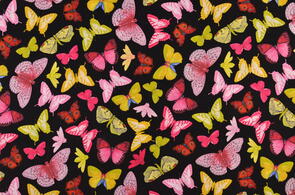 Michael Miller French Journal Beau Papillon - Black