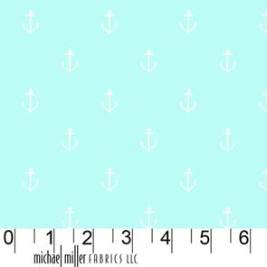 Michael Miller Best Of Sarah Jane | Out To Sea /Sarah Jane Anchors Away - Seafoam