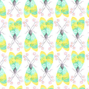 Michael Miller Nature Walk /Tamara Kate Mineral Marguerite