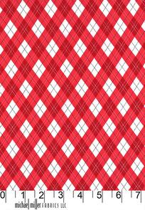 Michael Miller Rustique Winter | Christmas / Emily Herrick Gift Wrap - Red