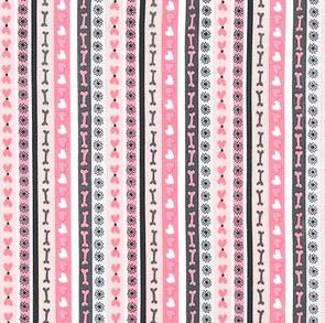 Michael Miller Paw Prints For Aspca Nibble Blush