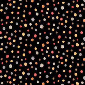 Michael Miller The Mushroom Collection /Elise Gravel Hot Spots Black