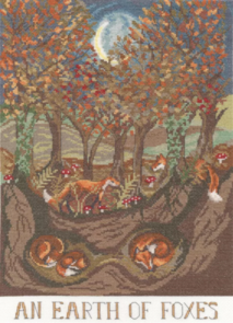 Bothy Threads Cross Stitch Kit - An Earth Of Foxes