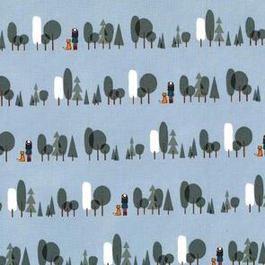 Michael Miller Curiosity /Sandra Clemons Trees Delft