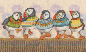 Bothy Threads Cross Stitch Kit - Emma Ball's A Fair Isle Flock