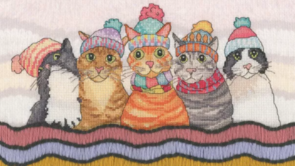 Bothy Threads Cross Stitch Kit - Emma Ball's A Cosy Clowder