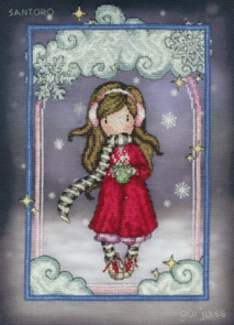 Bothy Threads Cross Stitch Kit - Gorjuss Snowflake Kisses