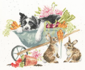 Bothy Threads Cross Stitch Kit - Sleeping On The Job