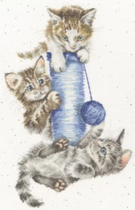 Bothy Threads Cross Stitch Kit - Hannah Dale's Three's a Crowd