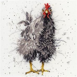 Bothy Threads Cross Stitch Kit - Curious Hen