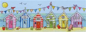 Bothy Threads Beach Hut Fun - Cross Stitch Kit