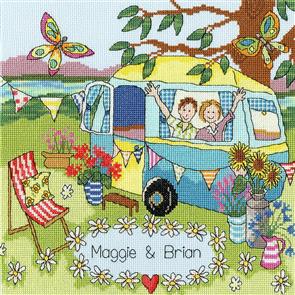 Bothy Threads Cross Stitch Kit - Our Caravan