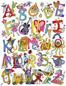 Bothy Threads Cross Stitch Kit - Alphabet Fun