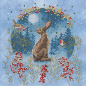 Bothy Threads Cross Stitch Kit - Jane Sunner's Midnight Moongazer