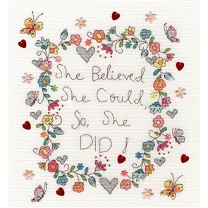 Bothy Threads Cross Stitch Kit - Love Note