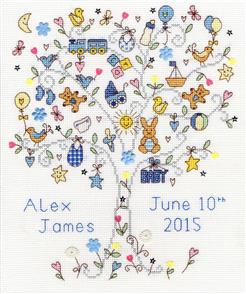 Bothy Threads Love Baby Boy - Cross Stitch Kit