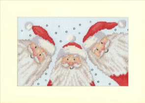 Bothy Threads Cross Stitch Card Kit - Julie Oldham's Santa Selfie