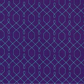 Michael Miller Emma'S Garden /Patty Sloniger Purple Lovely Lattice