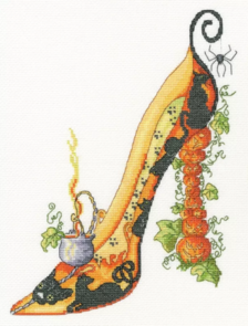 Bothy Threads Cross Stitch Kit - Shoe Art Collection - Hubble Bubble