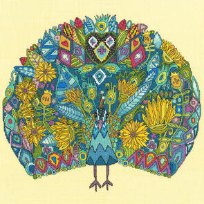 Bothy Threads Cross Stitch Kit - Jewelled Peacock