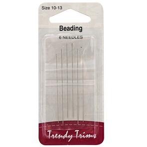Trendy Trims Beading Needles 10-13 6/Pkg