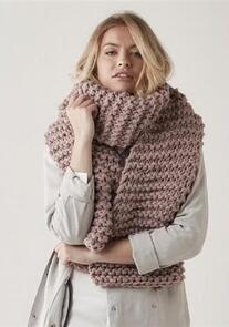 Rowan Knitting Kit / Pattern - Rosie Garter Stitch Scarf