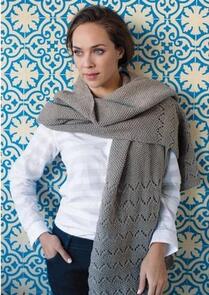 Rowan Knitting Kit / Pattern - Copenhagen Wrap Scarf